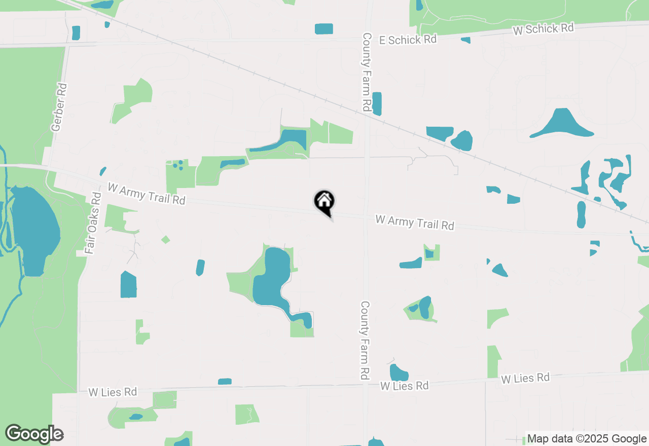 Map of 1357 Coldspring Road, Carol Stream, IL 60188