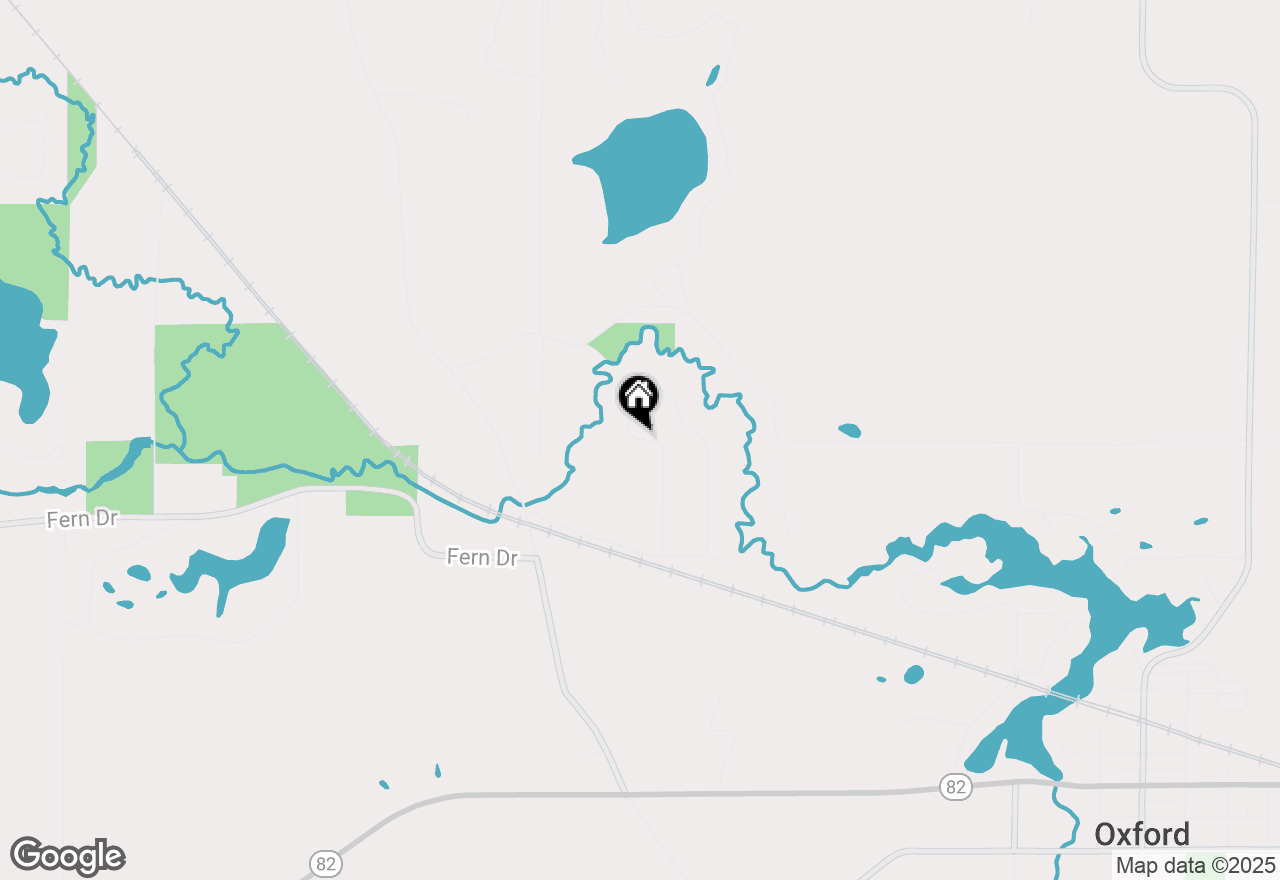 Map of  N Fern Lane Lane, Oxford, WI 53952