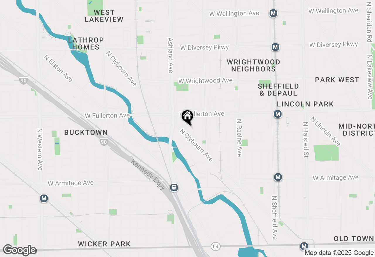 Map of 2304 N Greenview Avenue, Chicago, IL 60614