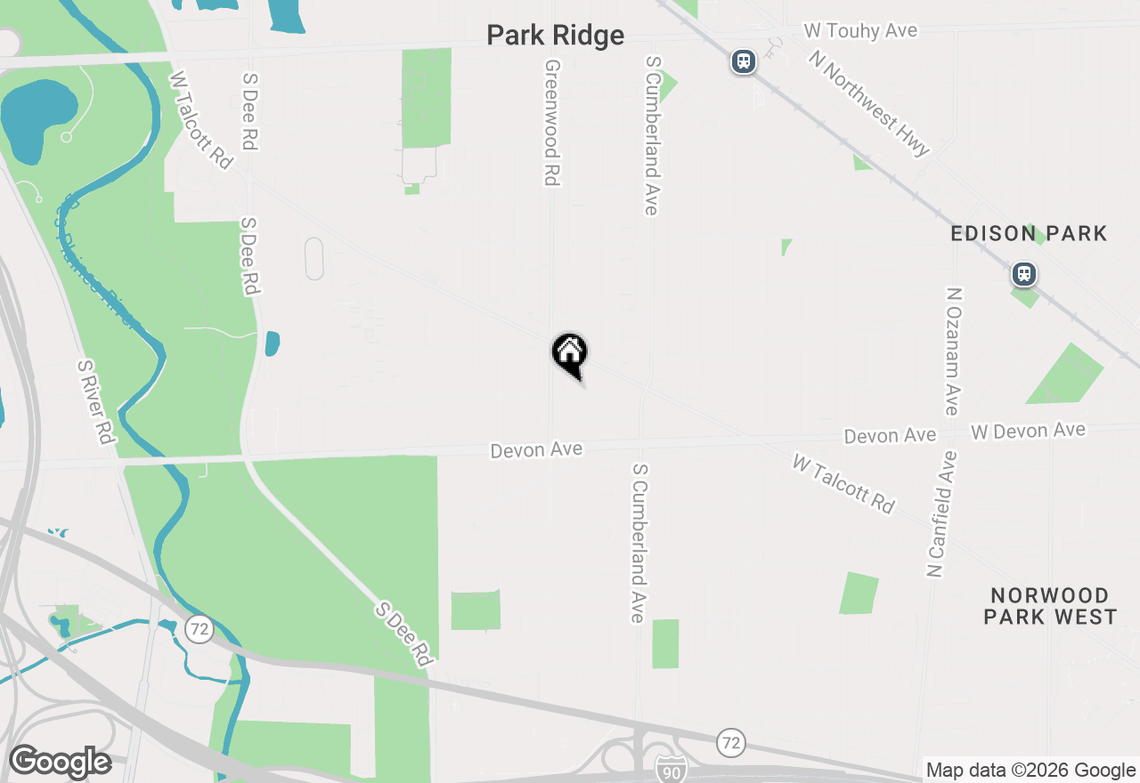 Map of 1014 S Chester Avenue, Park Ridge, IL 60068