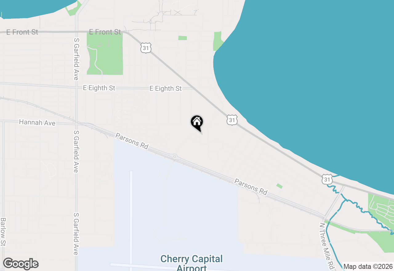 Map of 714 Eastgate Place, Traverse City, MI 49686