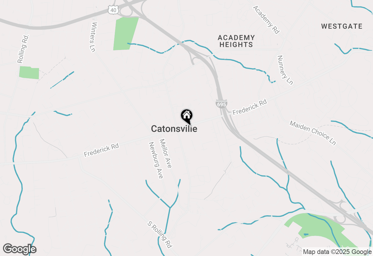 Map of 611 Frederick #202, Catonsville, MD 21228