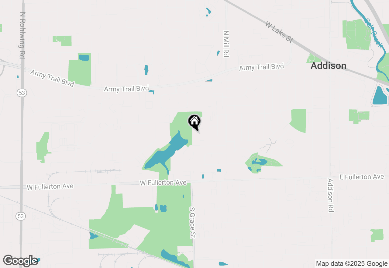 Map of 130 S La Londe Avenue #2E, Addison, IL 60101