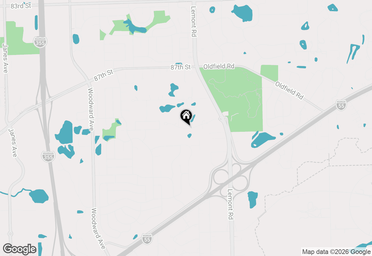 Map of 1122 Timber Trails Road, Downers Grove, IL 60516