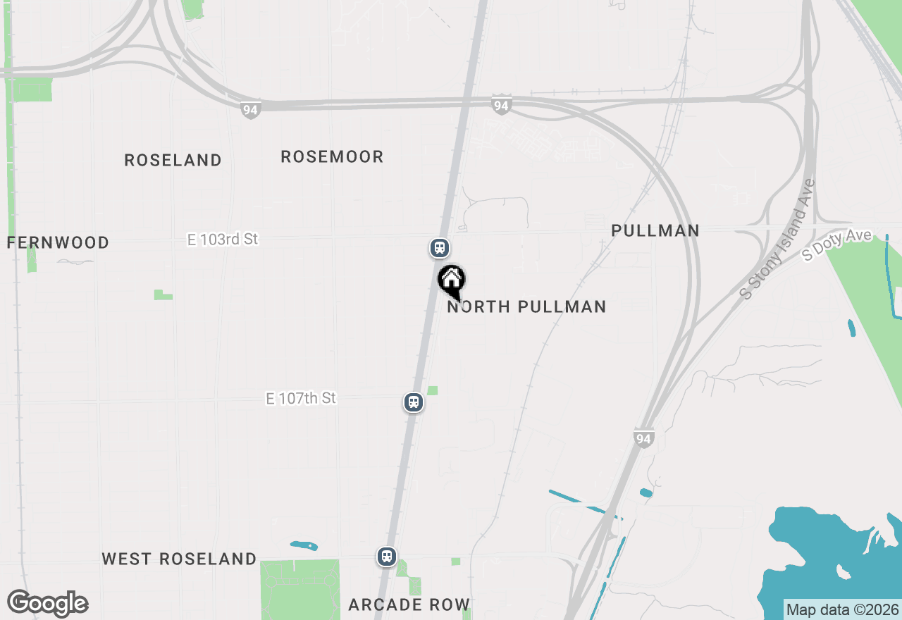 Map of 654 E 105th Street, Chicago, IL 60628