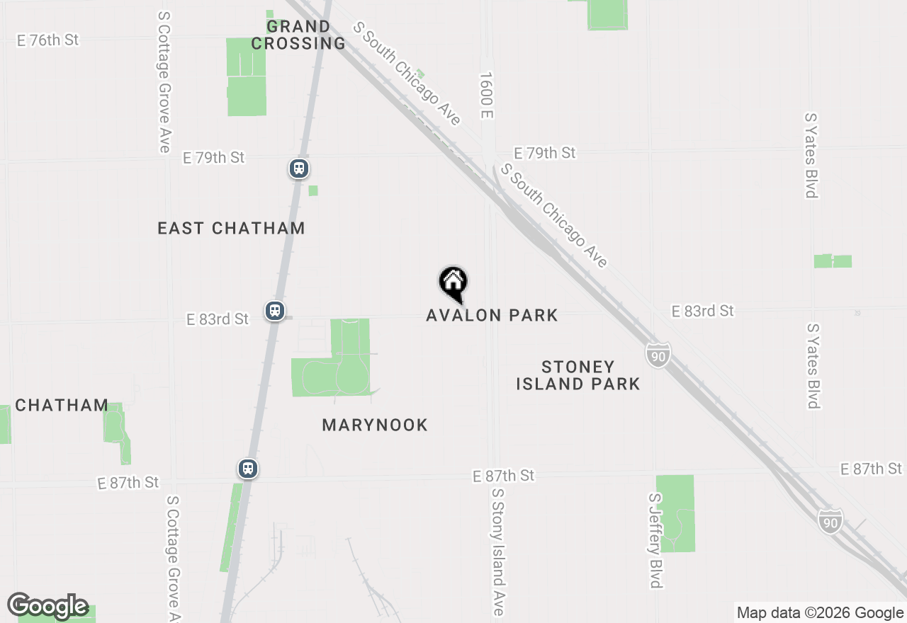Map of 8257 S Blackstone Avenue, Chicago, IL 60619