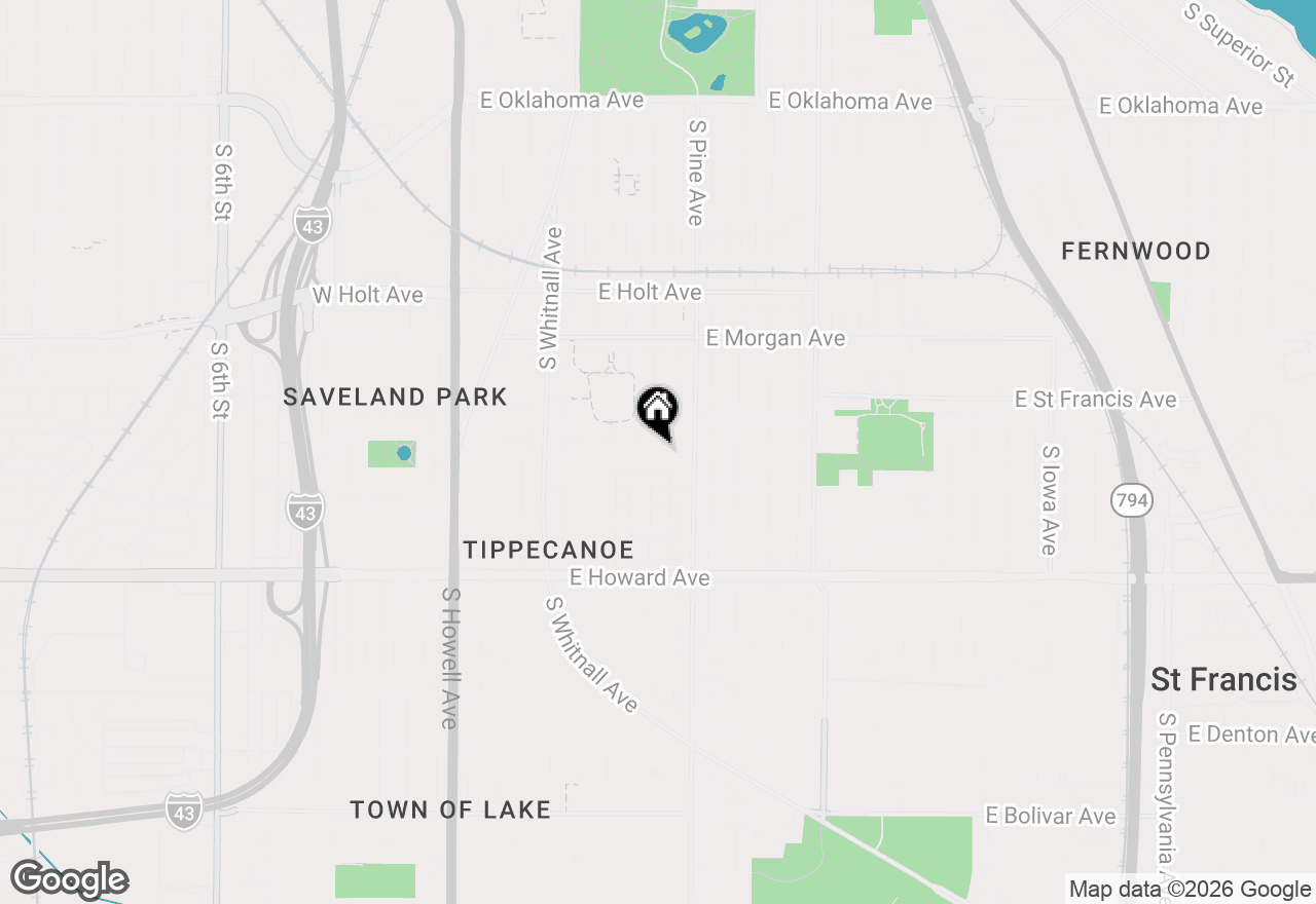 Map of 3675 S Taylor Ct, Milwaukee, WI 53207