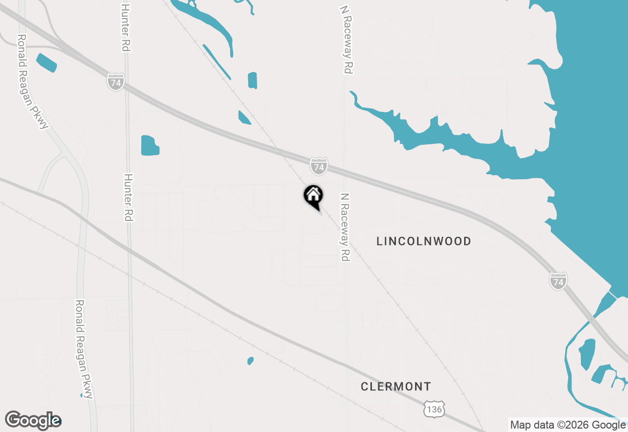 Map of 4366 Round Lake Bend, Indianapolis, IN 46234