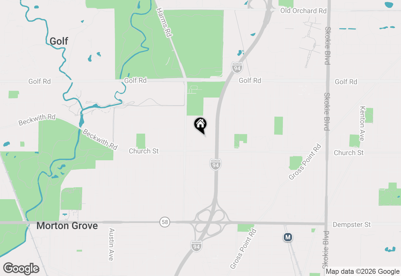 Map of 9234 Linder Avenue, Morton Grove, IL 60053