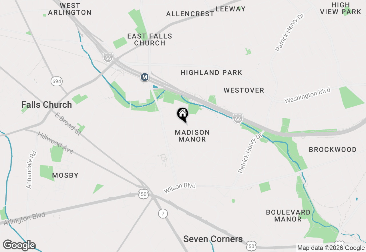 Map of 6237 12th Street N, Arlington, VA 22205
