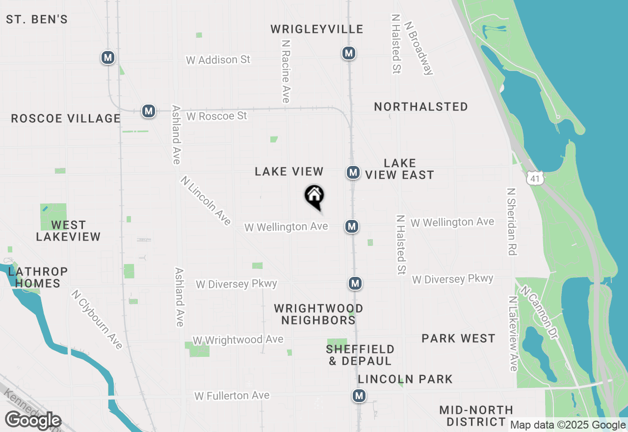 Map of 3018 N Seminary Avenue, Chicago, IL 60657
