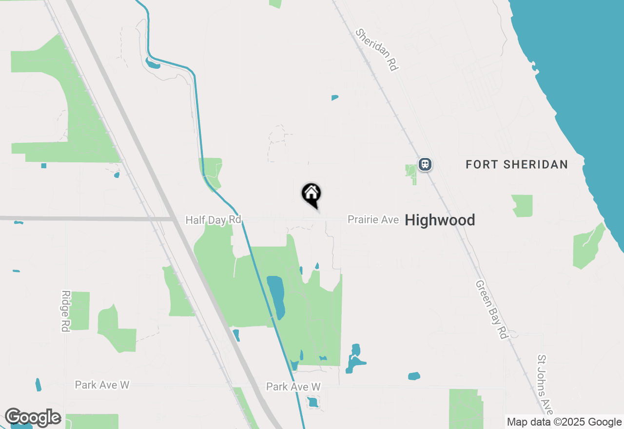 Map of 927 Half Day Road, Highland Park, IL 60035