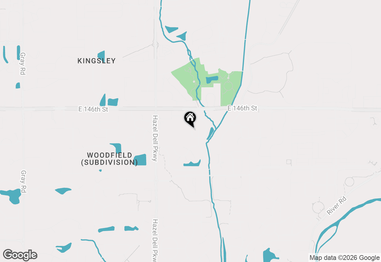 Map of 14504 Cherry Ridge Road, Carmel, IN 46033