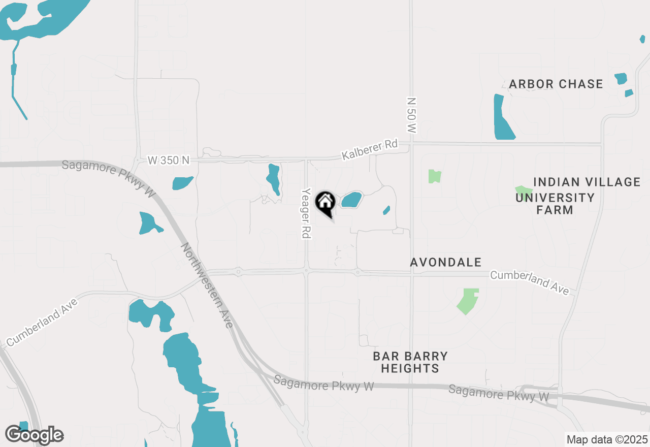 Map of 1044 Onyx Street, West Lafayette, IN 47906