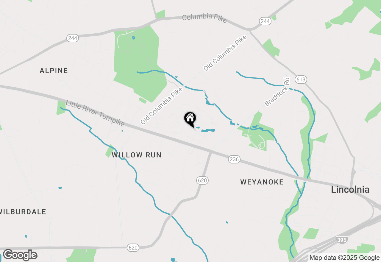 Map of 6573 Sand Wedge Court, Alexandria, VA 22312