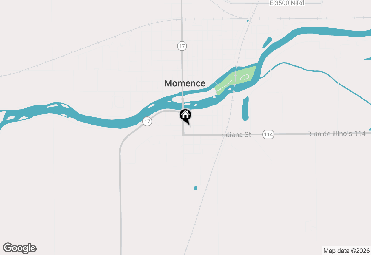 Map of 202 Gladiolus Street, Momence, IL 60954