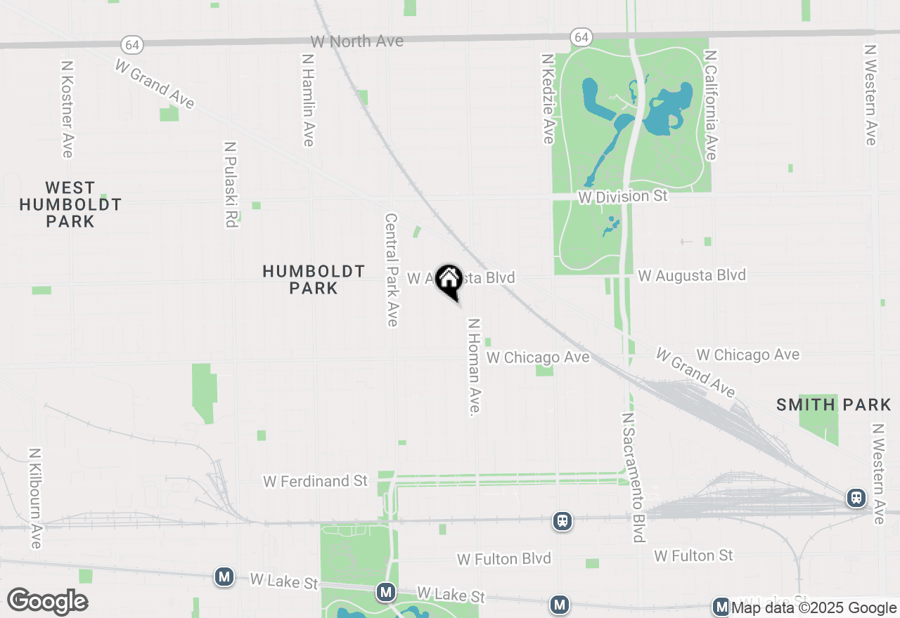 Map of 908 N Trumbull Avenue, Chicago, IL 60651