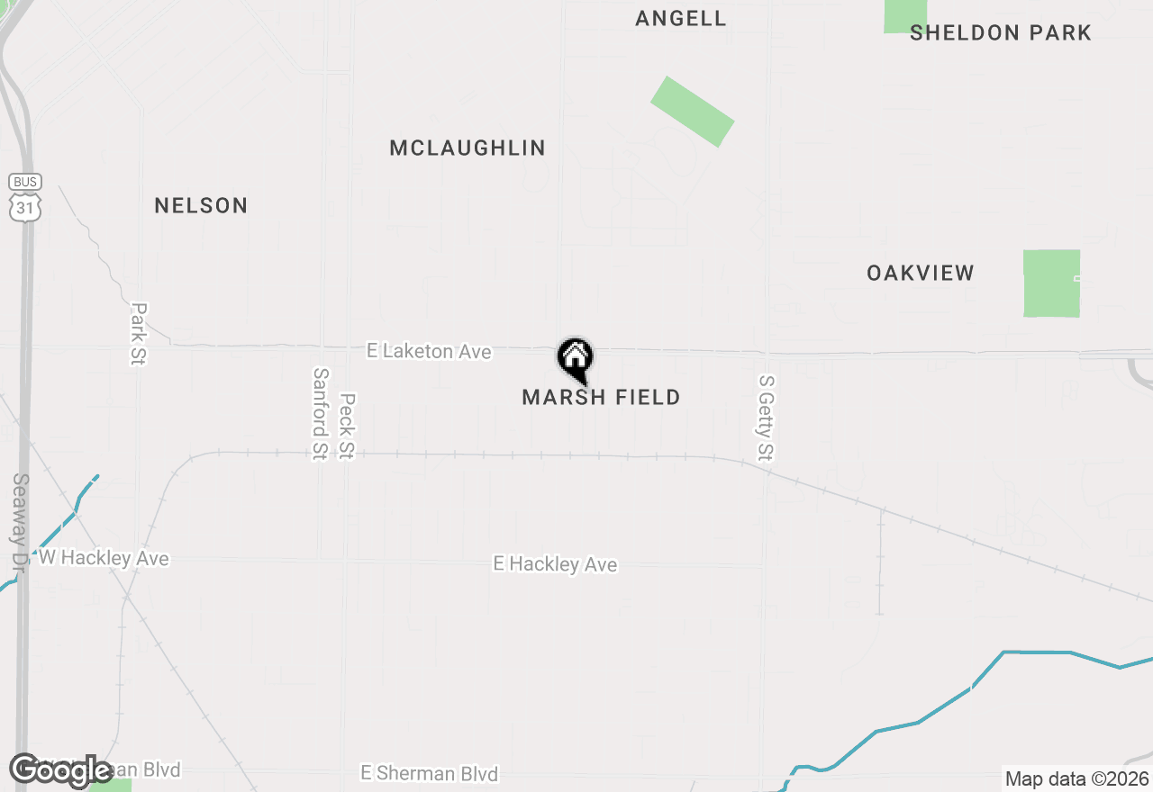 Map of 1881 Manz Street, Muskegon, MI 49442