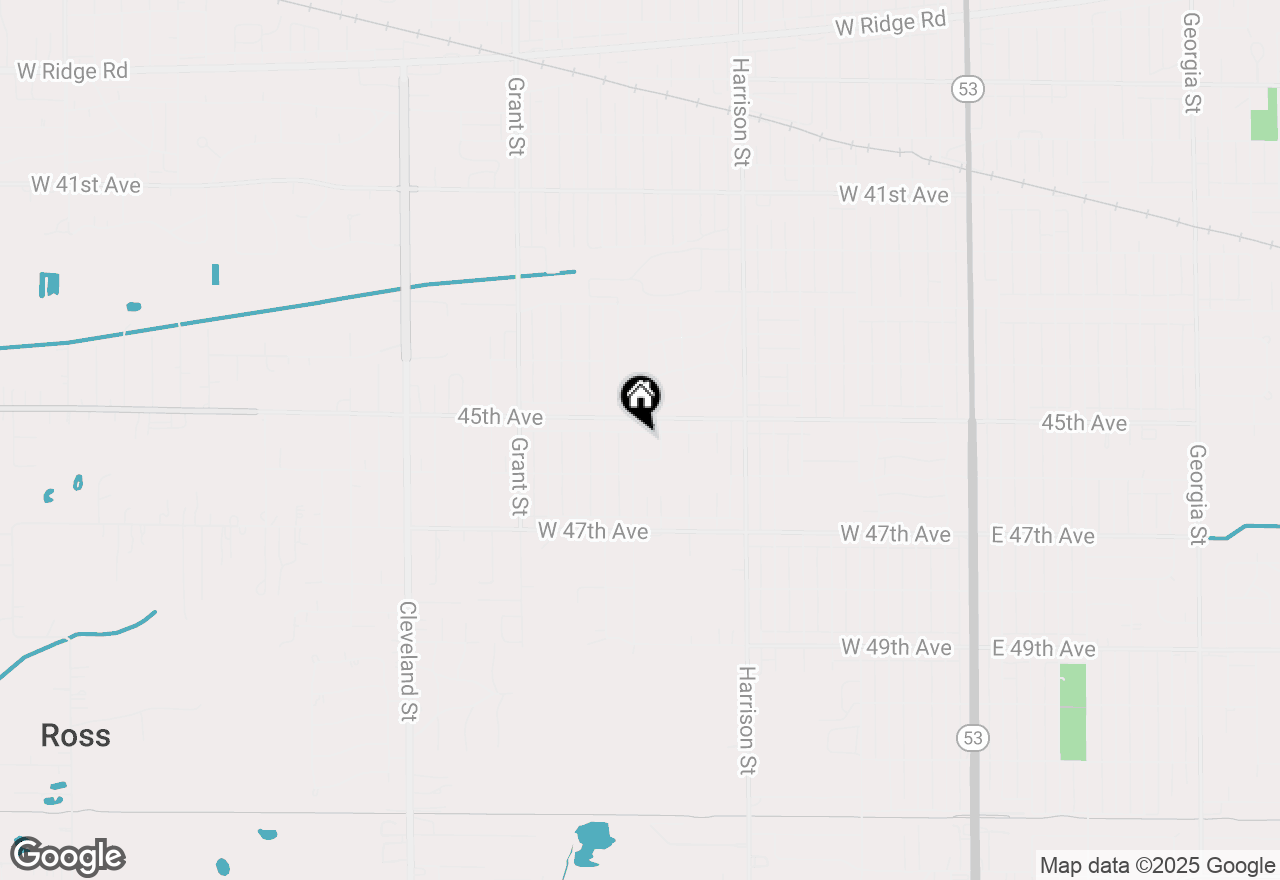 Map of 4537 Pierce Street, Gary, IN 46408