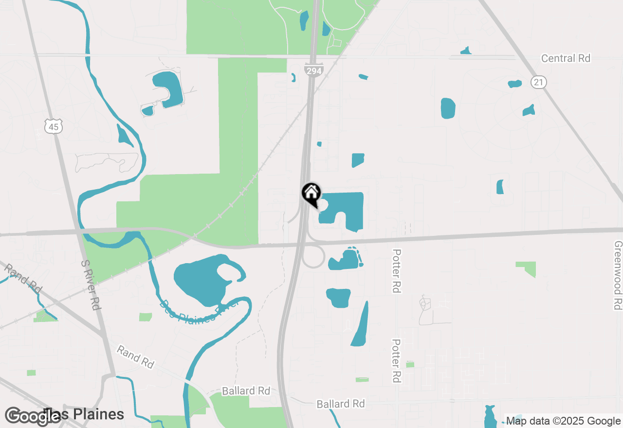 Map of 9676 Reding Circle, Des Plaines, IL 60016