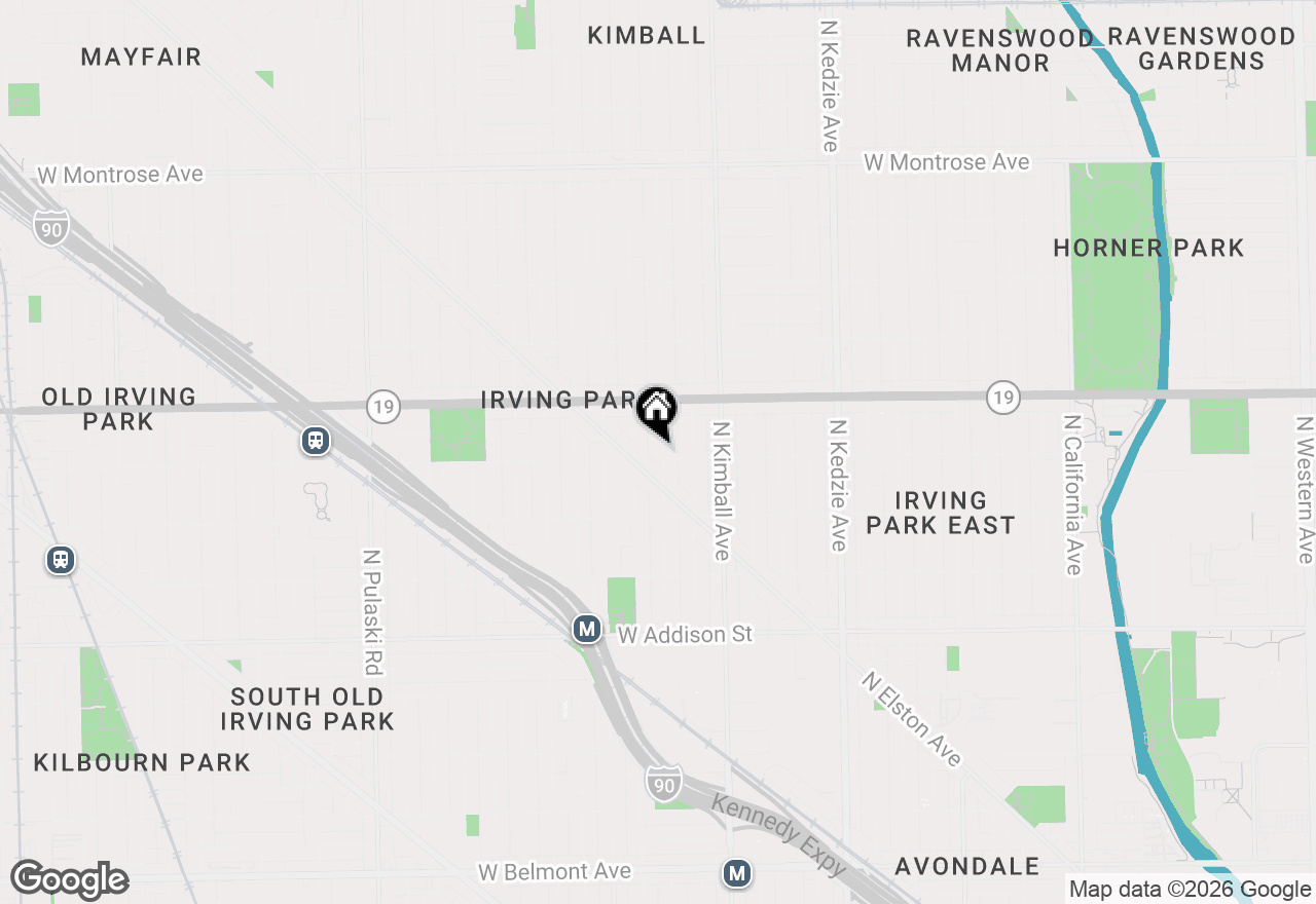 Map of 3902 N Saint Louis Avenue, Chicago, IL 60618
