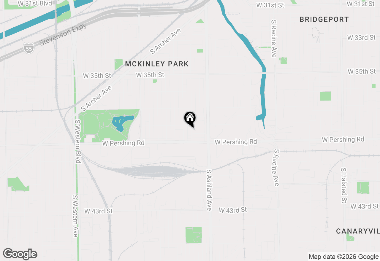 Map of 3818 S Paulina Street, Chicago, IL 60609