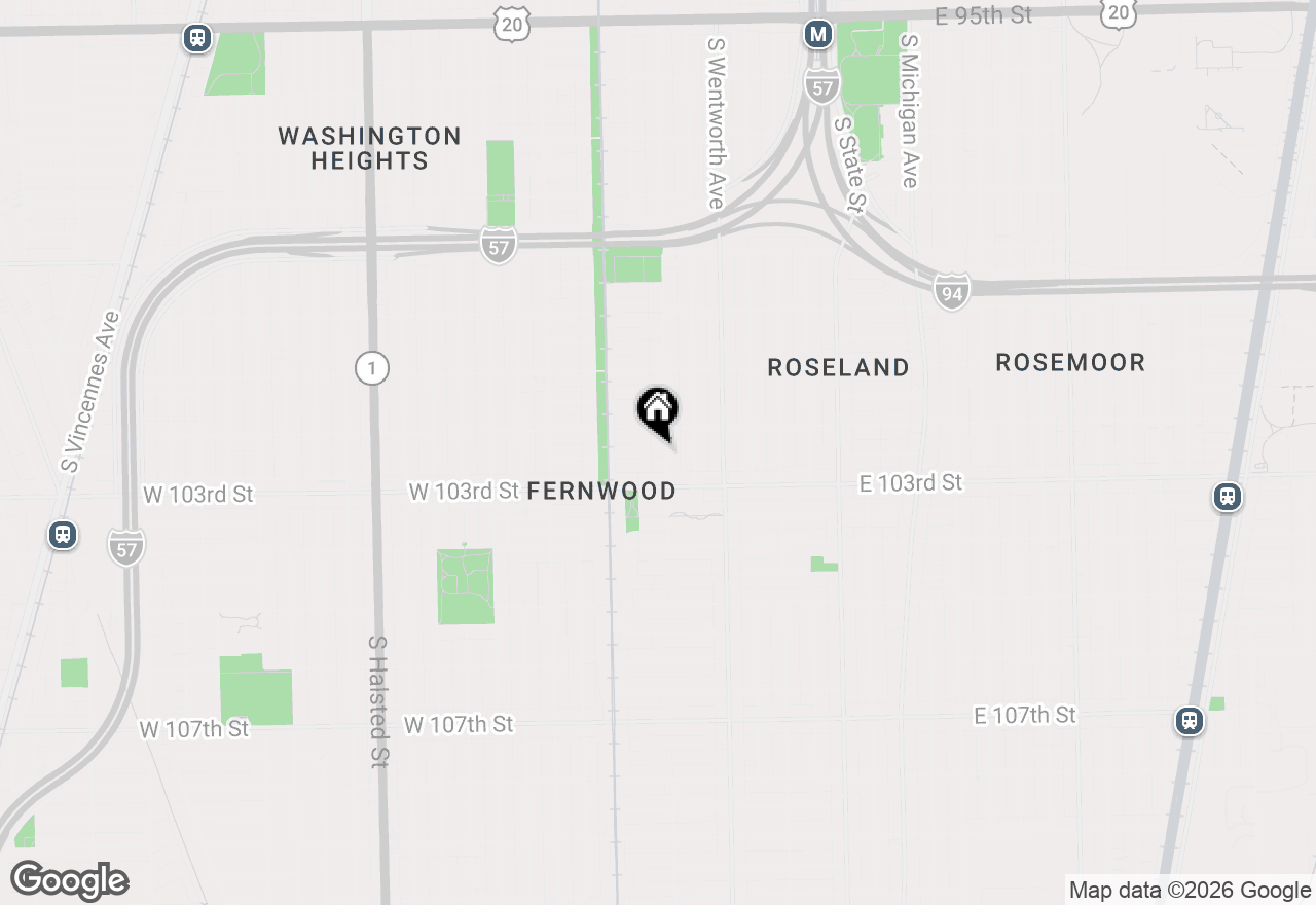 Map of 10224 S Princeton Avenue, Chicago, IL 60628