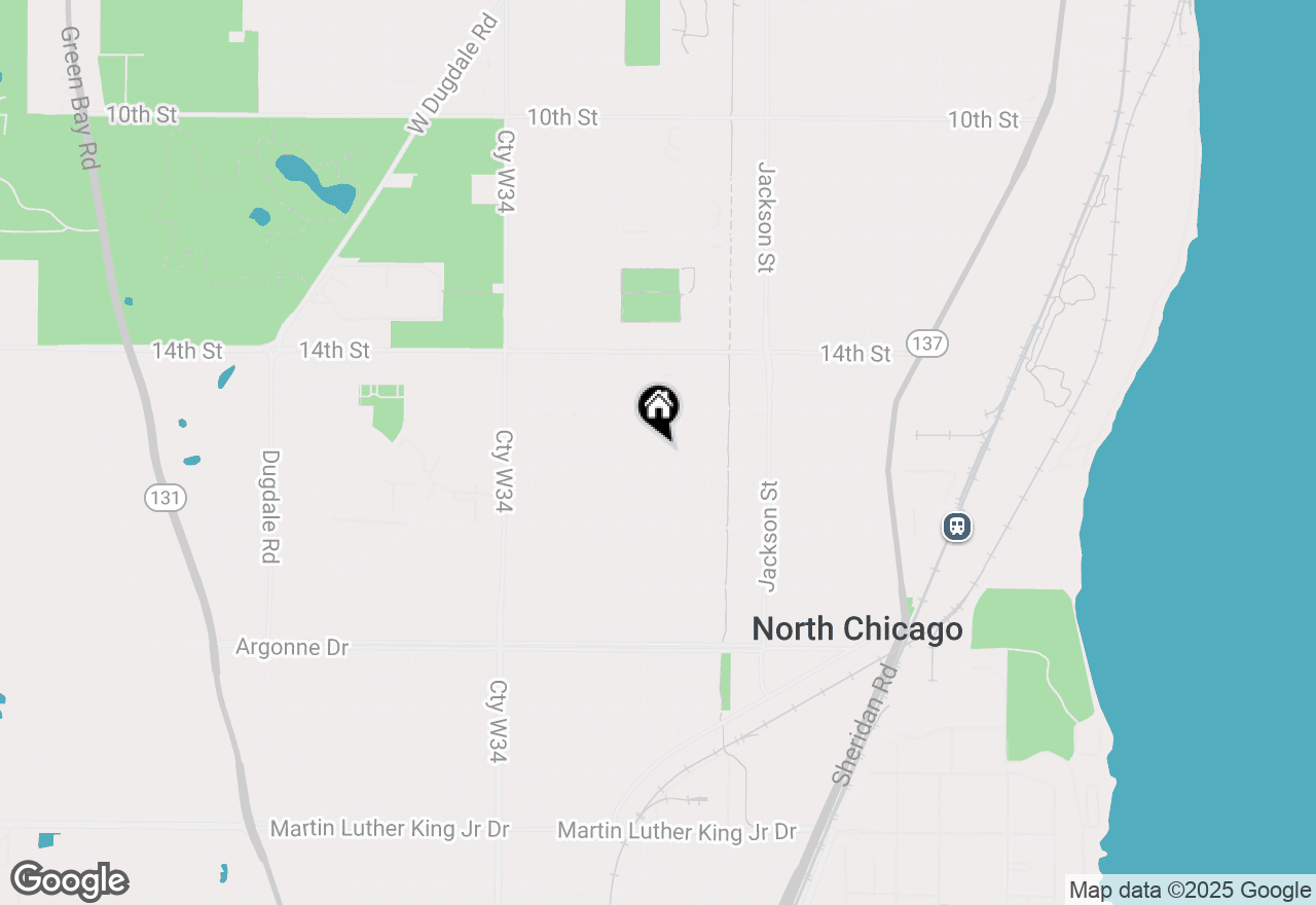 Map of 1535 Seymour Avenue, North Chicago, IL 60064