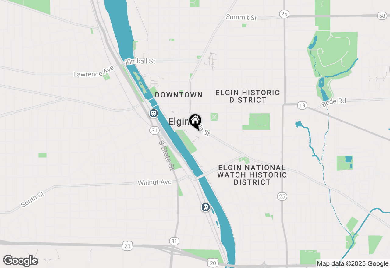 Map of 134 Dawson Drive, Elgin, IL 60120