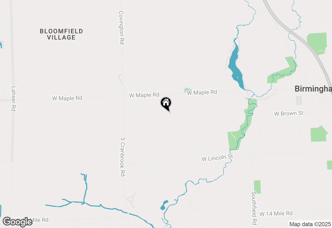 Map of 377 S Glenhurst Drive, Birmingham, MI 48009