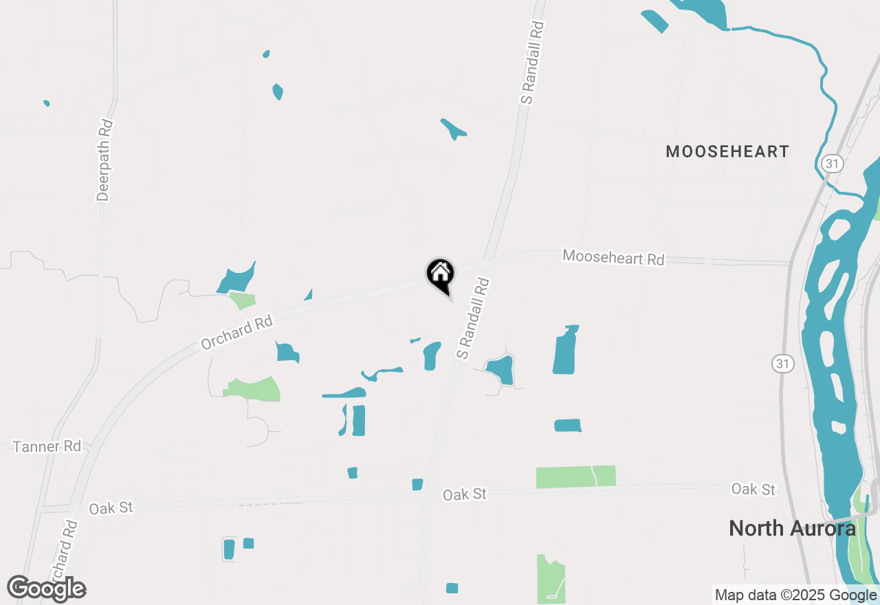 Map of 1040 Kilbery Lane, North Aurora, IL 60542