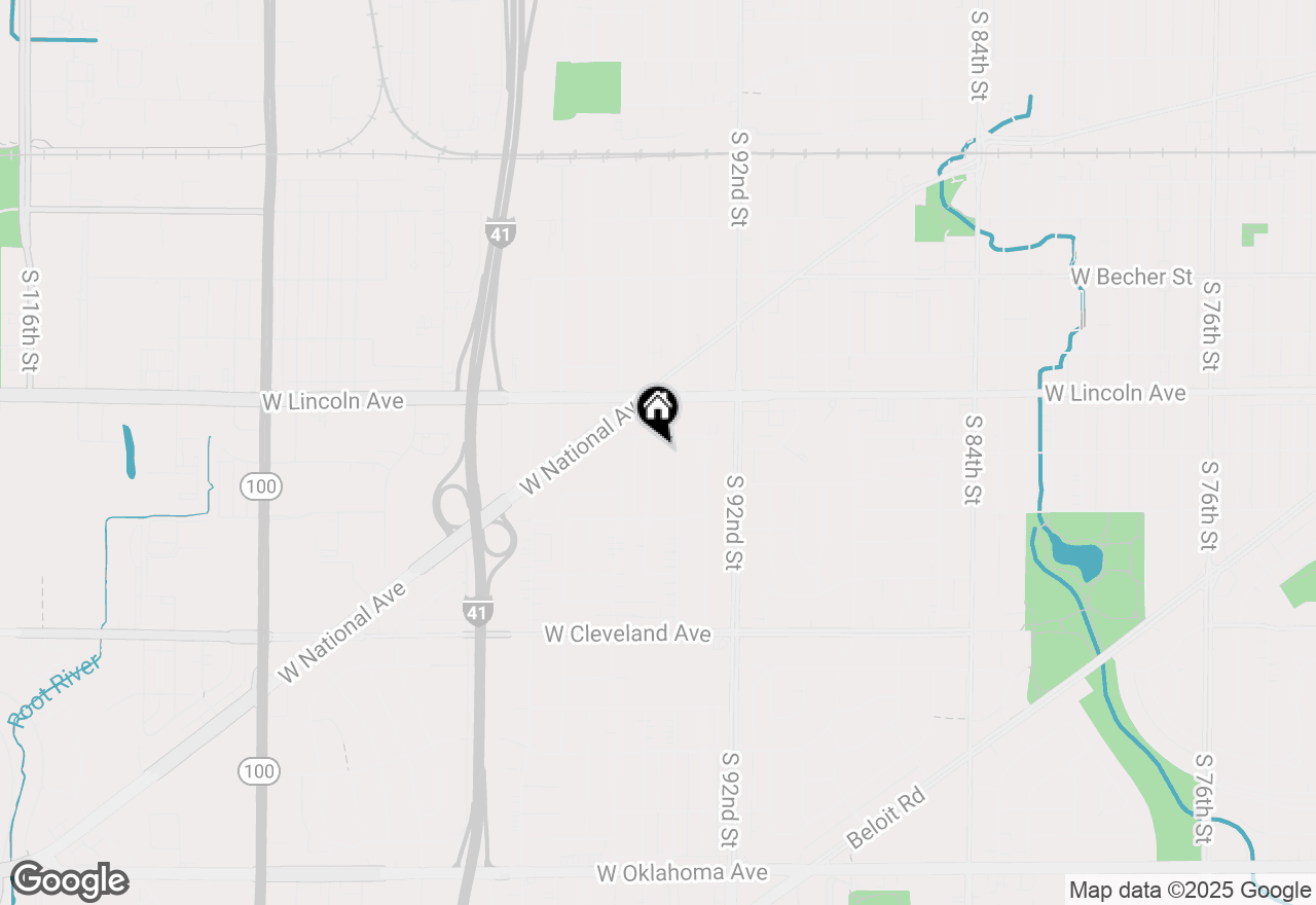 Map of 2376 S 95th St, Milwaukee, WI 53227