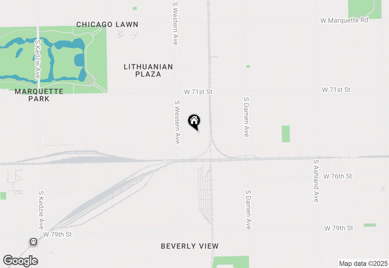 Map of 7324 S Oakley Avenue, Chicago, IL 60636