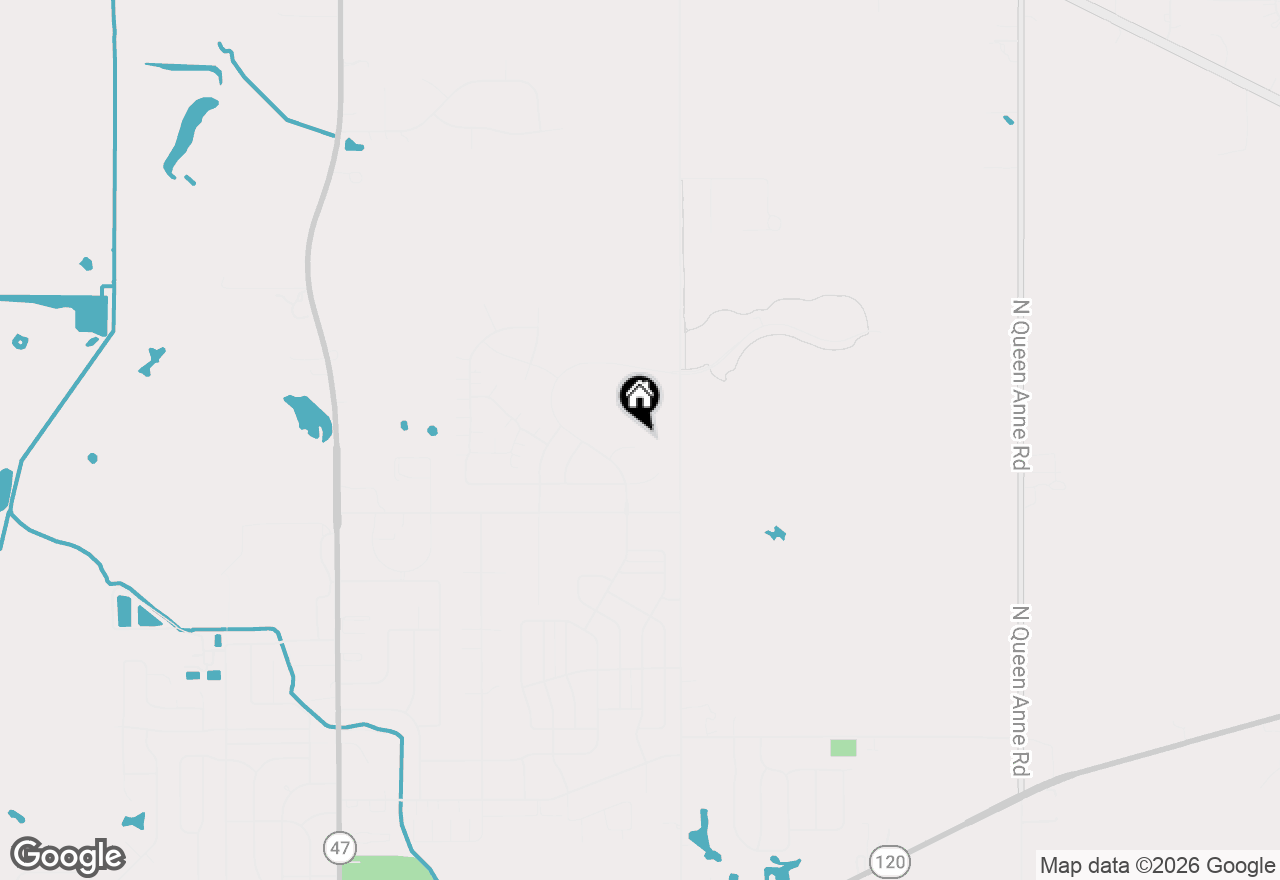 Map of 831 Bach Court, Woodstock, IL 60098