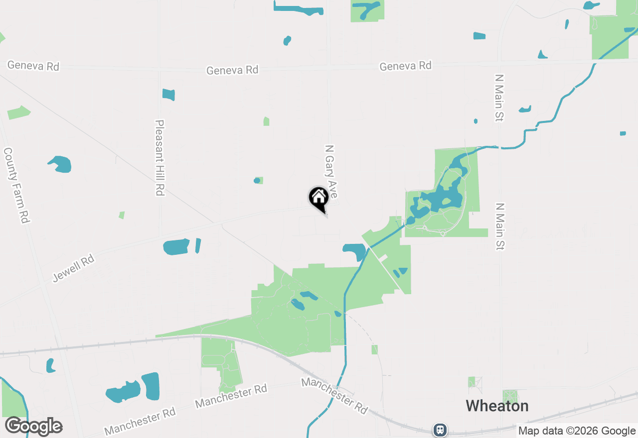 Map of 1054 Oakview Drive, Wheaton, IL 60187