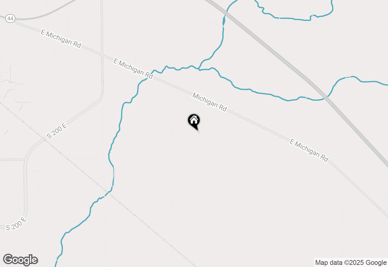 Map of 1598 S Thompson Road, Shelbyville, IN 46176