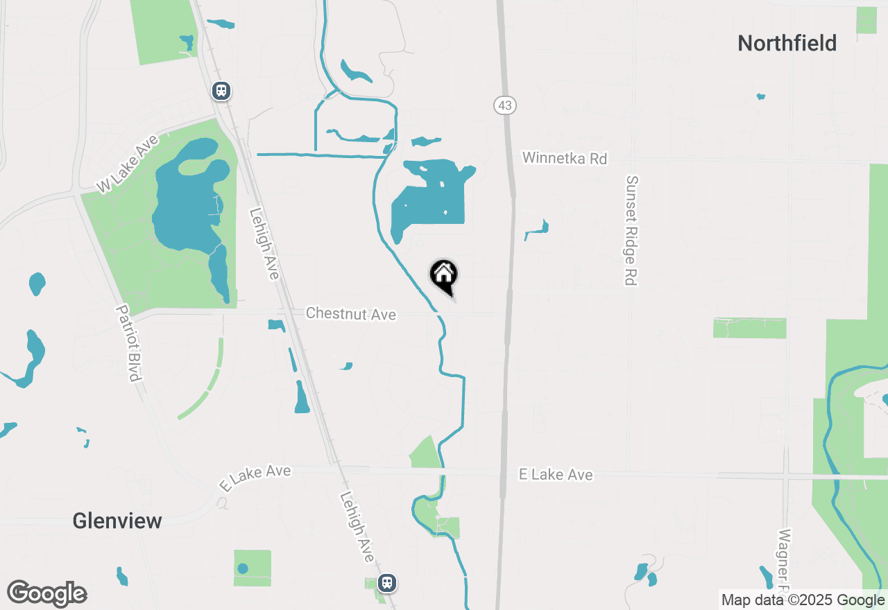 Map of 1809 Tanglewood Drive #B, Glenview, IL 60025