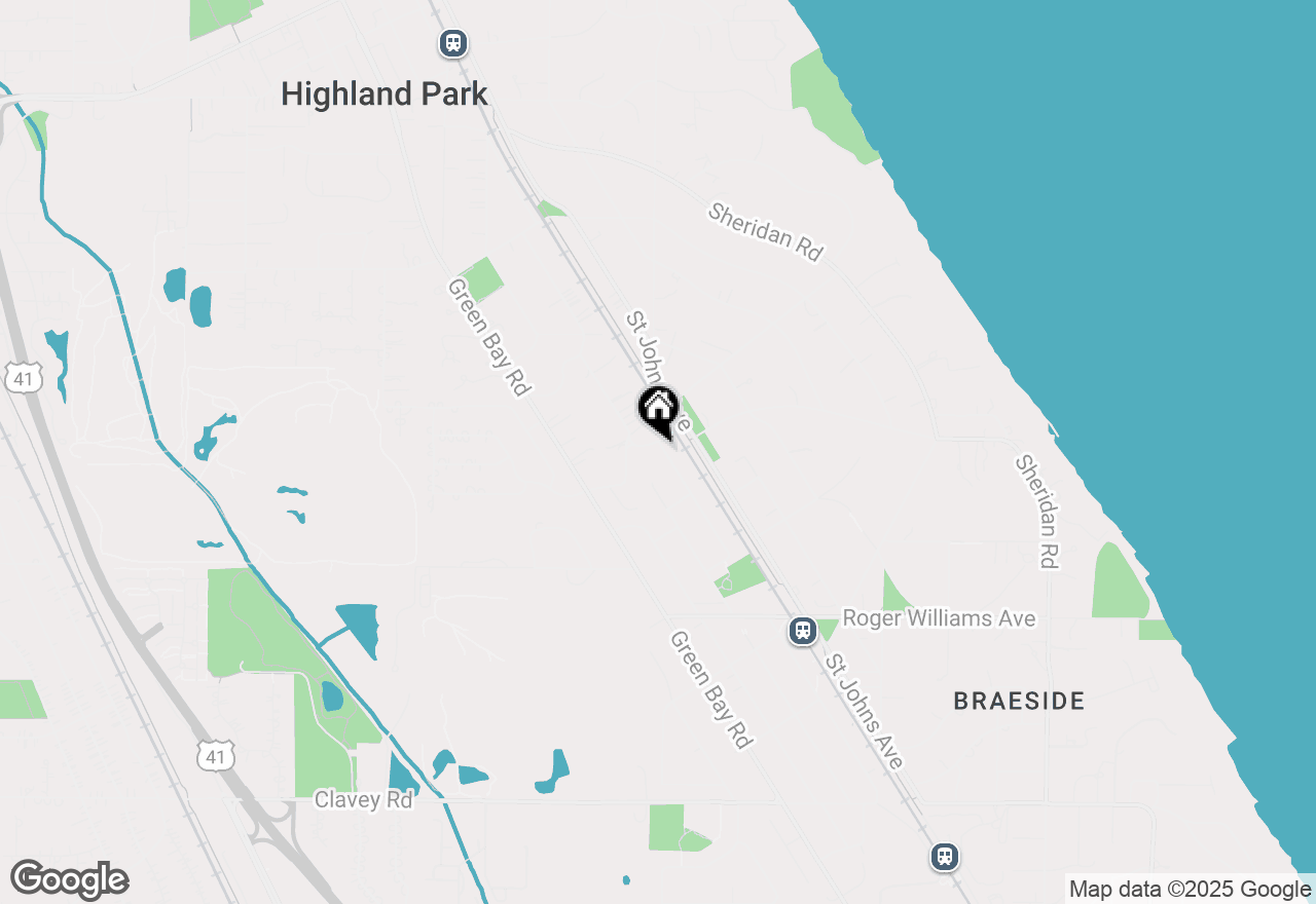 Map of 1010 Burton Avenue, Highland Park, IL 60035