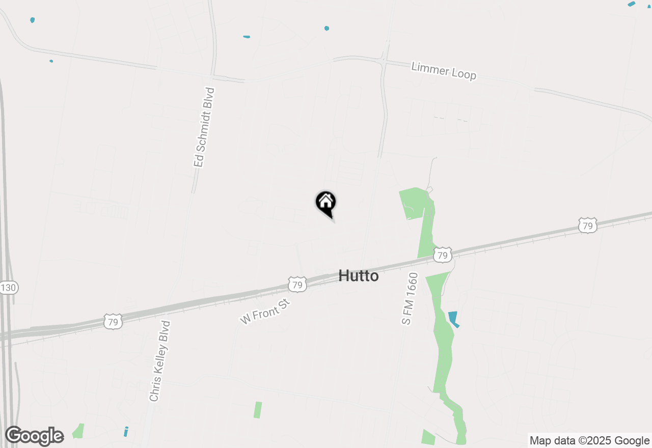 Map of 302 W Metcalfe St, Hutto, TX 78634