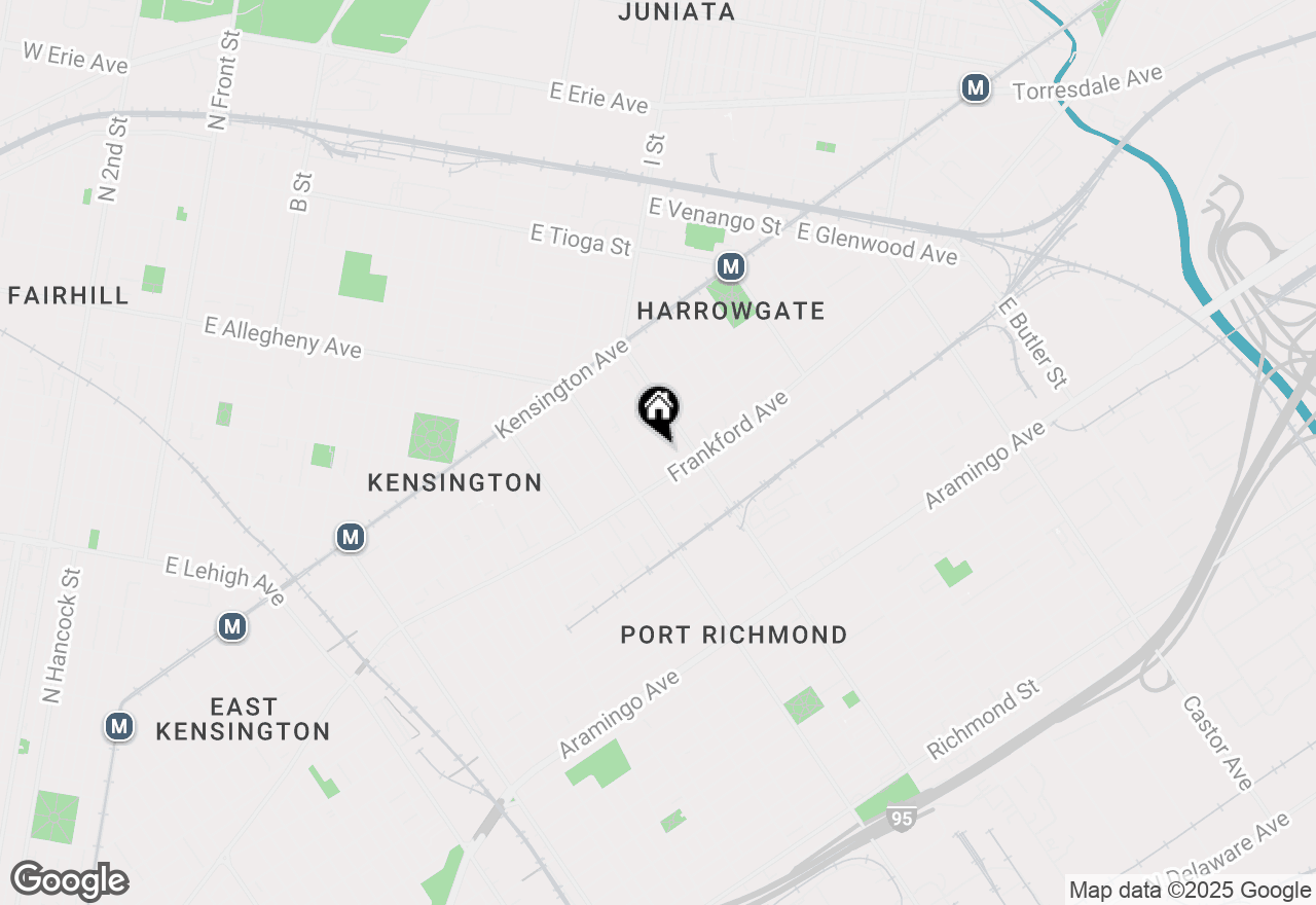 Map of 2030 E Willard Street #1ST FLOOR, Philadelphia, PA 19134