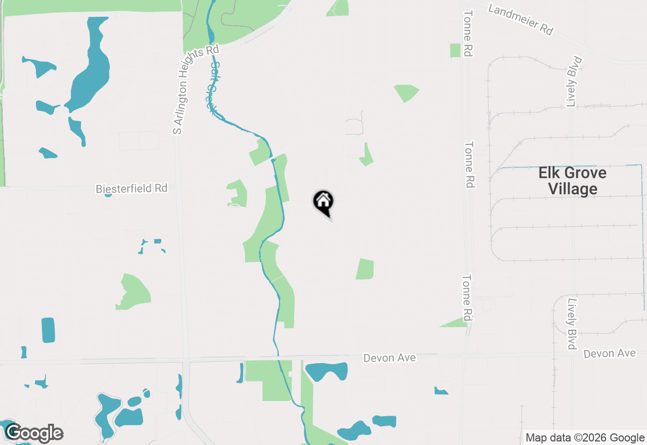 Map of 241 Pleasant Drive, Elk Grove Village, IL 60007