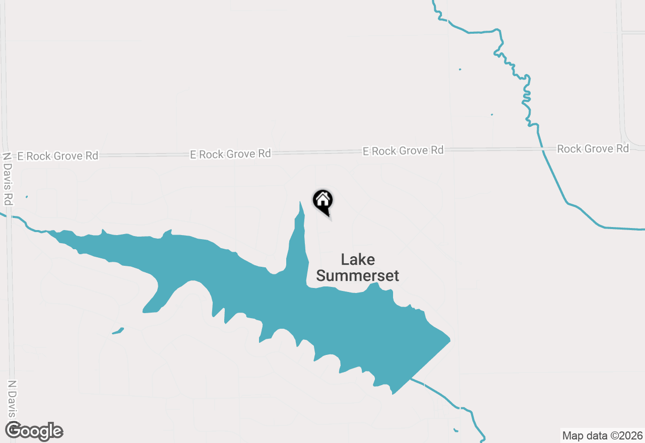 Map of 1370-1371 Pier Drive, Davis, IL 61019