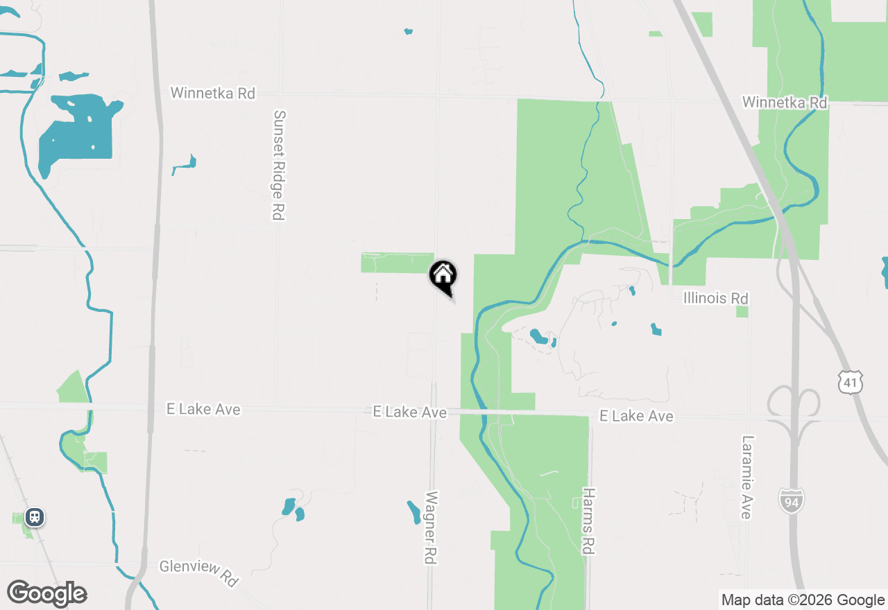Map of 1701 Wagner Road, Glenview, IL 60025