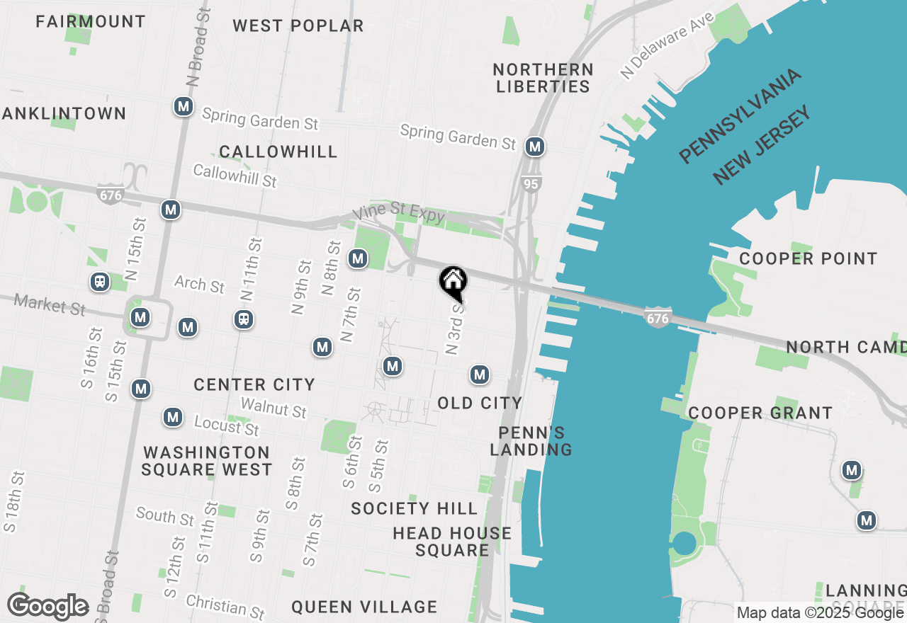 Map of 122 N 3rd Street #COMMERICAL, Philadelphia, PA 19106