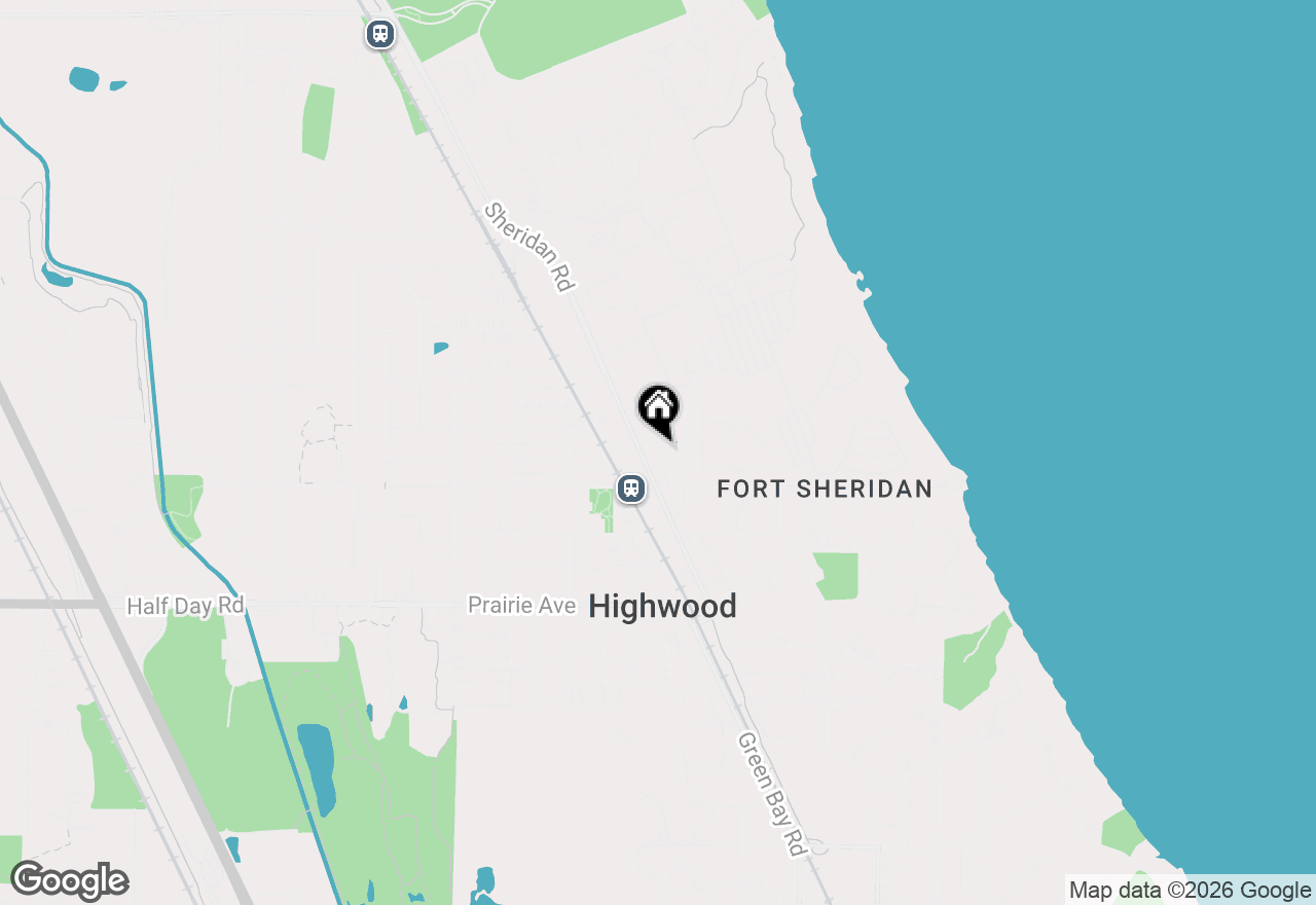 Map of 25 Webster Avenue, Highwood, IL 60040