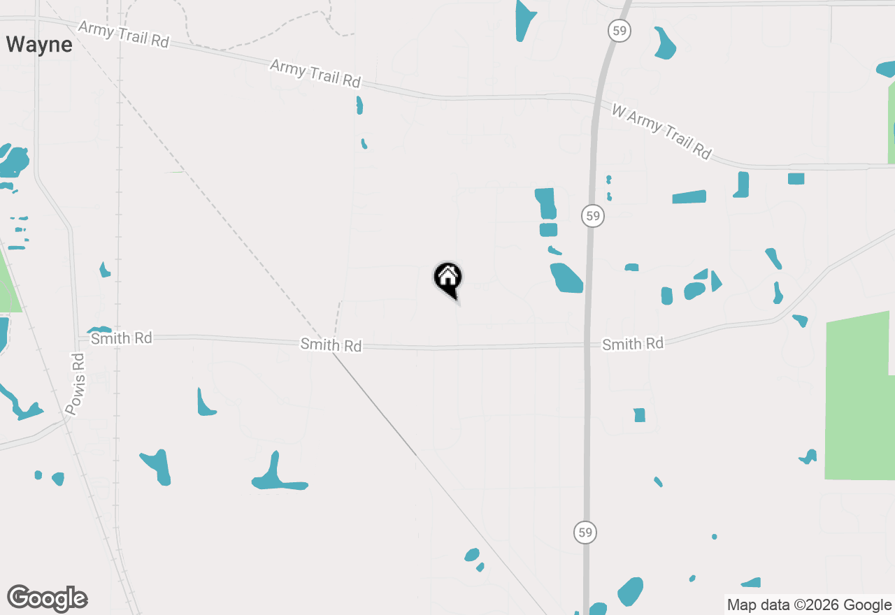 Map of 4N446 Mountain Ash Drive, Wayne, IL 60184