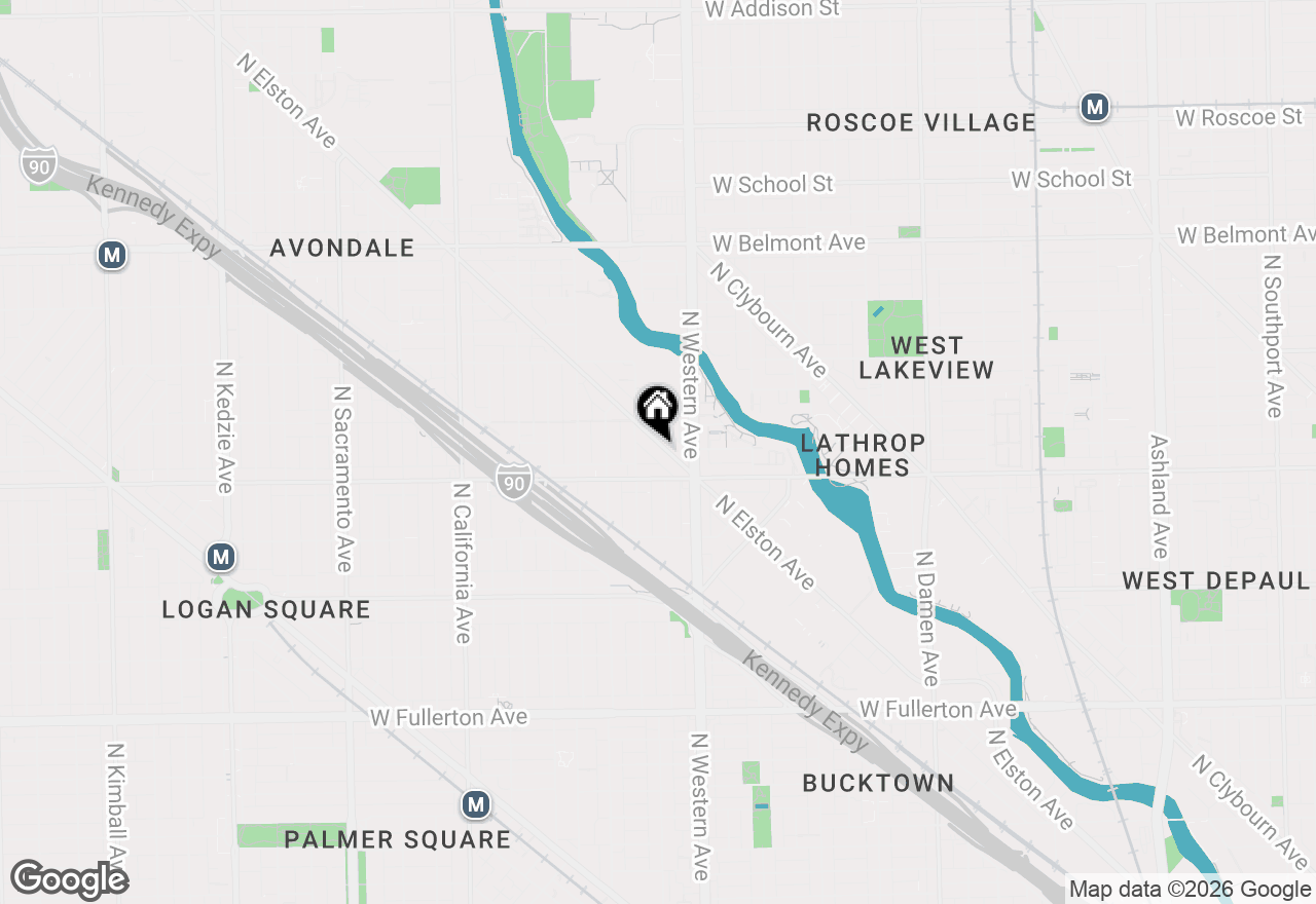 Map of 2846 N Elston Avenue, Chicago, IL 60618