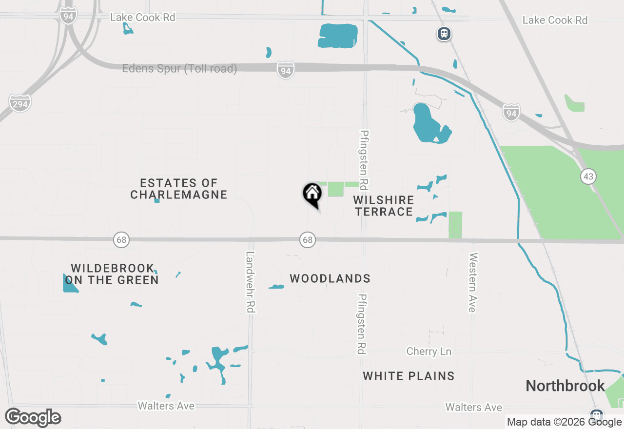 Map of 701 Anthony Trail, Northbrook, IL 60062