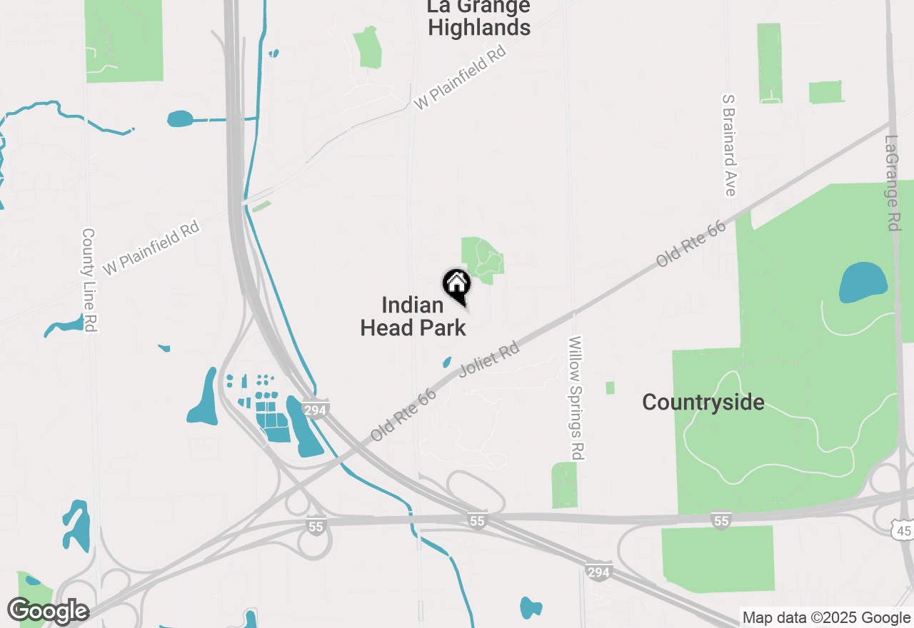 Map of 111 Acacia Drive #405, Indian Head Park, IL 60525