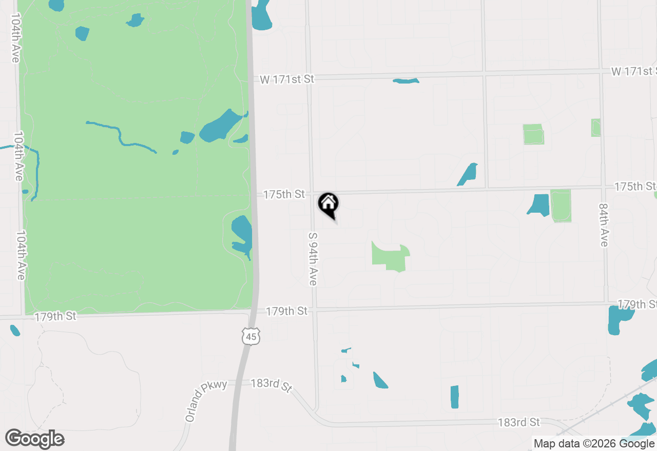 Map of 9350 Windsor Parkway, Tinley Park, IL 60487